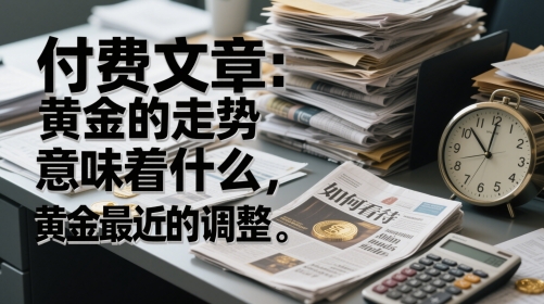 付费文章：黄金的走势意味着什么，如何看待黄金最近的调整插图