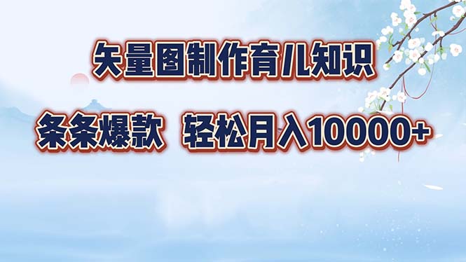 矢量图制作育儿知识，条条爆款，月入10000+插图