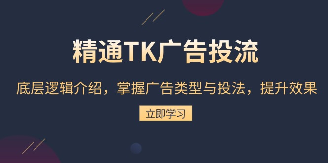 精通TK广告投流：底层逻辑介绍，掌握广告类型与投法，提升效果插图