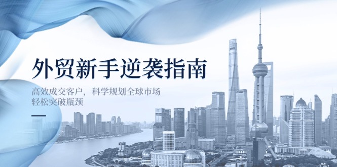外贸新手逆袭指南：高效成交客户，科学规划全球市场，轻松突破瓶颈插图