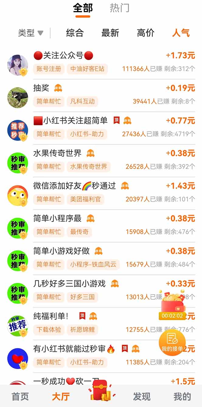 零撸小项目免费分享 点赞助力 无任何门槛 手机随时可做  单日收益200＋插图1