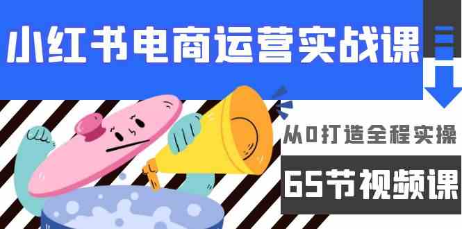 小红书电商运营实战课，​从0打造全程实操（63节视频课）插图
