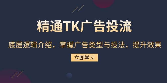 精通TK广告投流：底层逻辑介绍，掌握广告类型与投法，提升效果插图
