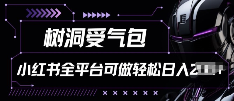 小红书等全平台树洞受气包项目，轻松日入一两张插图