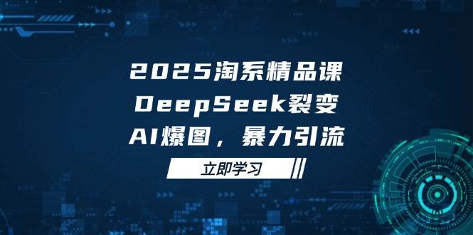 2025无界精品课，DeepSeek裂变，AI爆图，暴力引流助力淘系运营插图