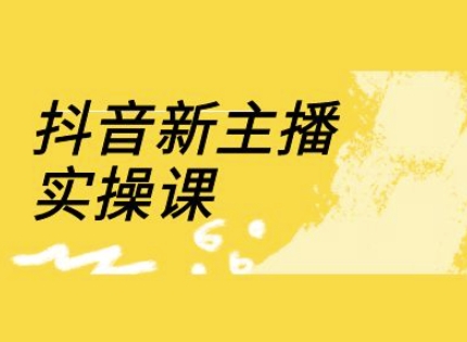 抖音新主播实操课，直播间流量运营线上实操课(18节)插图