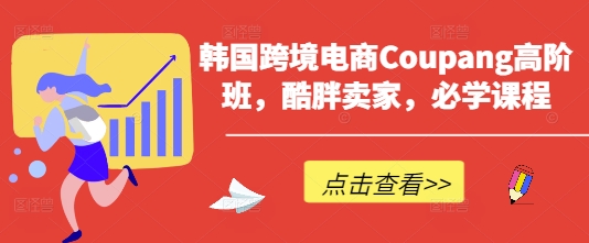 韩国跨境电商Coupang高阶班，酷胖卖家，必学课程插图