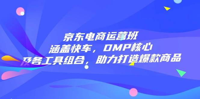 京东电商运营班：涵盖快车，DMP核心及各工具组合，助力打造爆款商品插图