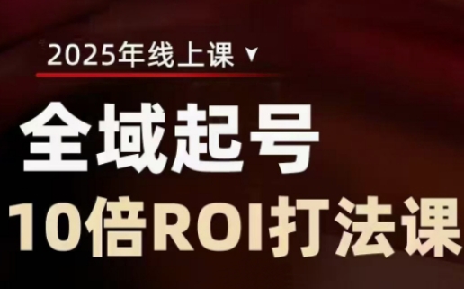 2025全域起号10倍ROI打法课，助你提升直播间的投资回报率插图