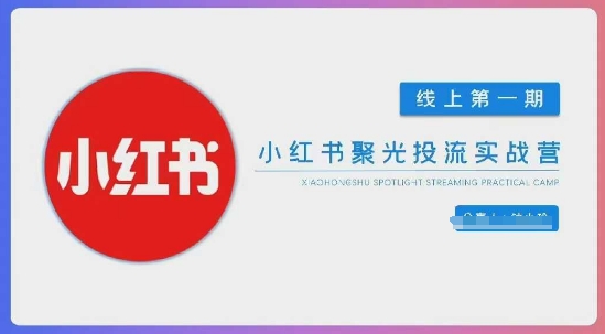 小红书聚光陪跑第一期，教你从0到1玩转小红书聚光投流，搭建小红书付费投流团队，更快的见到效果插图