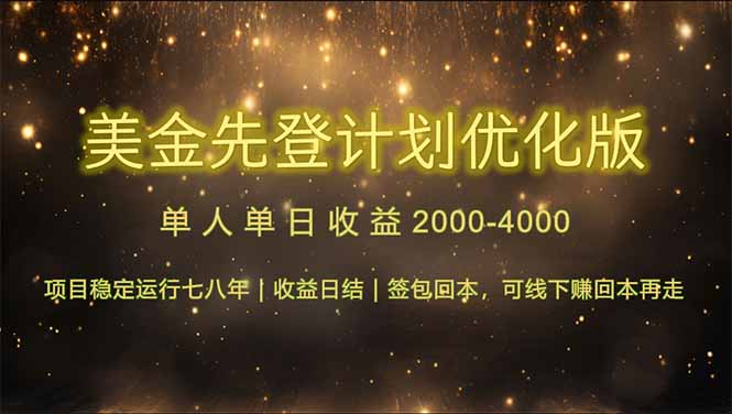 连续7-8年创单日收益冠军项目，日收益$600-1200插图