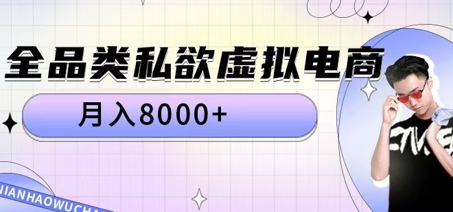 全品类私欲虚拟电商，月入8000+插图
