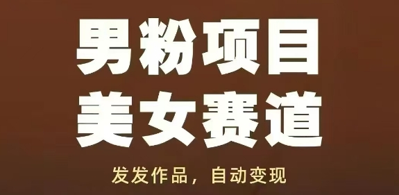 男粉项目美女赛道，发发作品，轻松获流自动变现插图