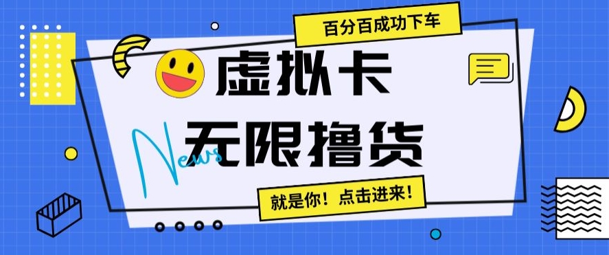 虚拟卡无限撸货，百分百成功下车【仅揭秘】插图