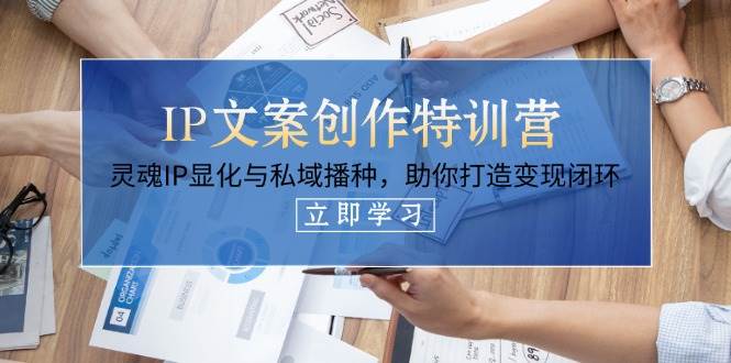 IP文案创作特训营，灵魂IP显化与私域播种，助你打造变现闭环（14节课）插图