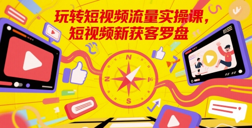 玩转短视频流量实操课，短视频新获客罗盘插图