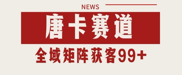 小红书某音唐卡赛道引流获客 自热矩阵日引200+插图