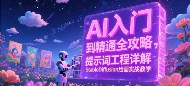 AI入门到精通全攻略，提示词工程详解，StableDiffusion绘画实战教学插图