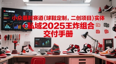 小众暴利赛道(球鞋定制，二创项目)实体+私域2025王炸组合  交付手册插图