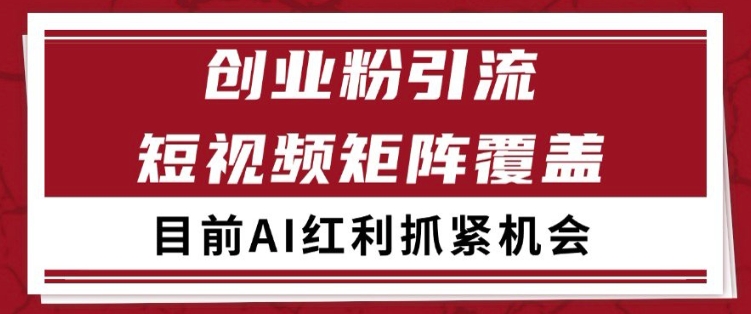 小红书某音创业赛道引流获客 自热矩阵日引200+插图