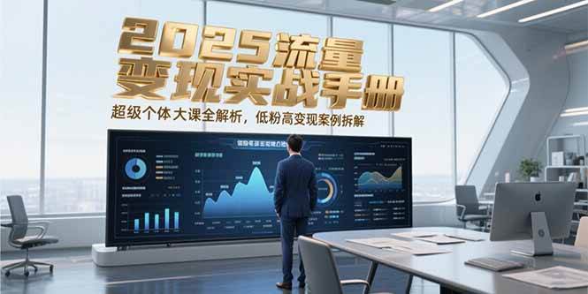 2025流量变现实战手册，超级个体大课全解析，低粉高变现案例拆解插图